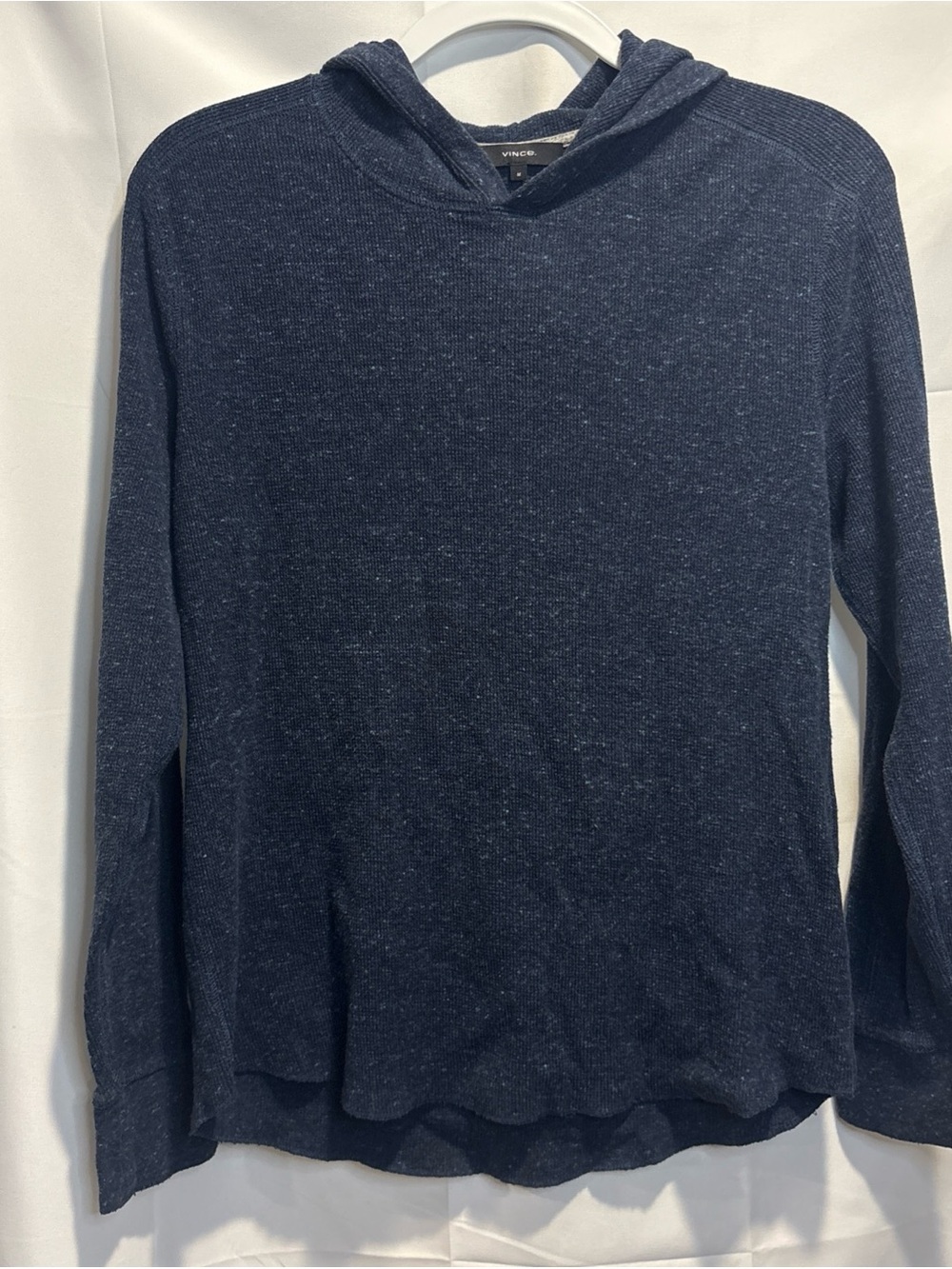 Vince Navy Crewneck Hooded Sweater